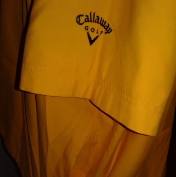 Callaway Golf Mens 1/4 Zip Pullover jacket Microfiber L water proof windbreaker - Picture 5 of 6